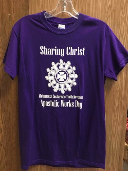 Picture of Sharing Christ Shirt (Kids - Purple)
