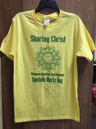 Picture of Sharing Christ Shirt (Adults - Yellow)